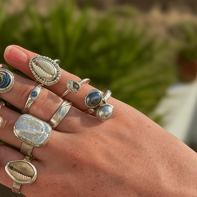 Freshwater Pearl Duo Ring