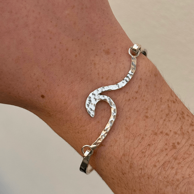 Hammered Wave Bangle