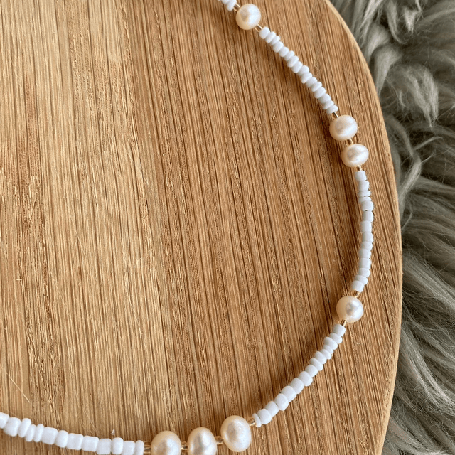 Cultured Pearl Beaded Necklace
