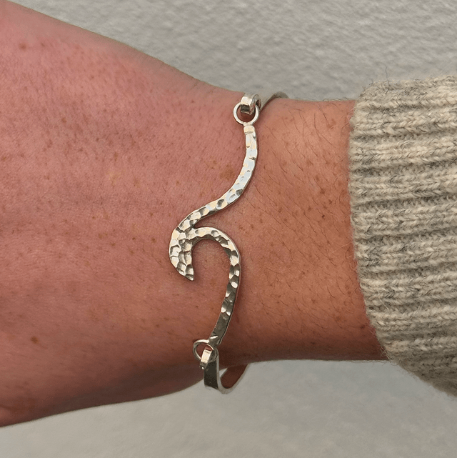 Hammered Wave Bangle