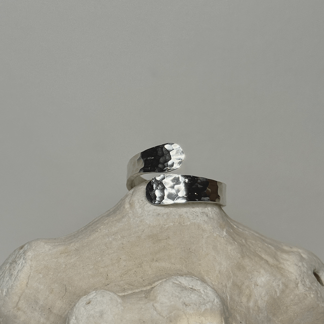 Hammered Wrap Ring