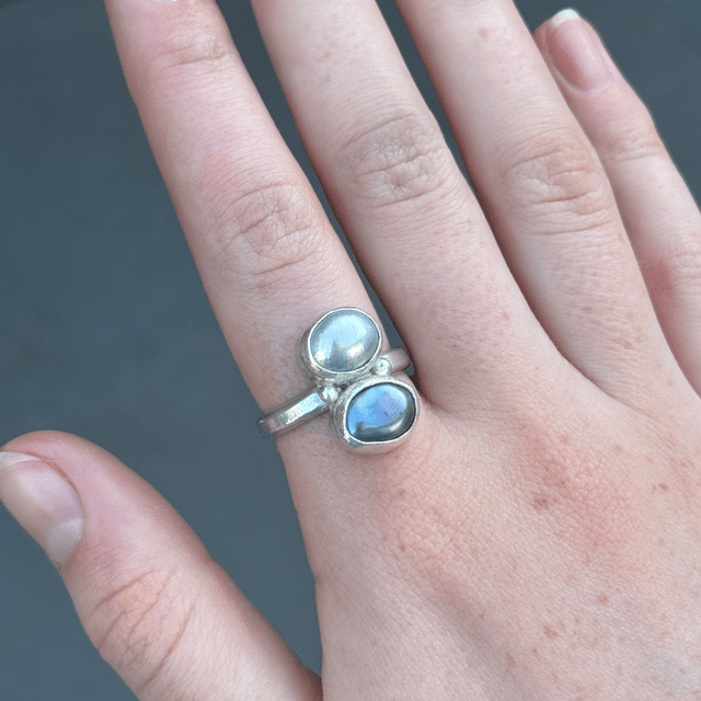 Freshwater Pearl Duo Ring