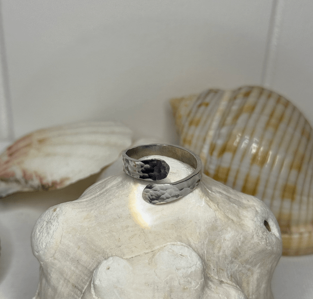 Hammered Wrap Ring
