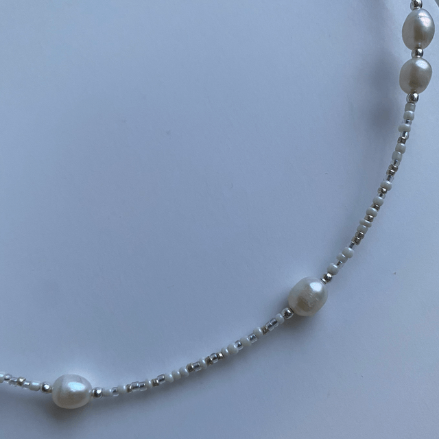 Freshwater Pearl Beaded Necklace